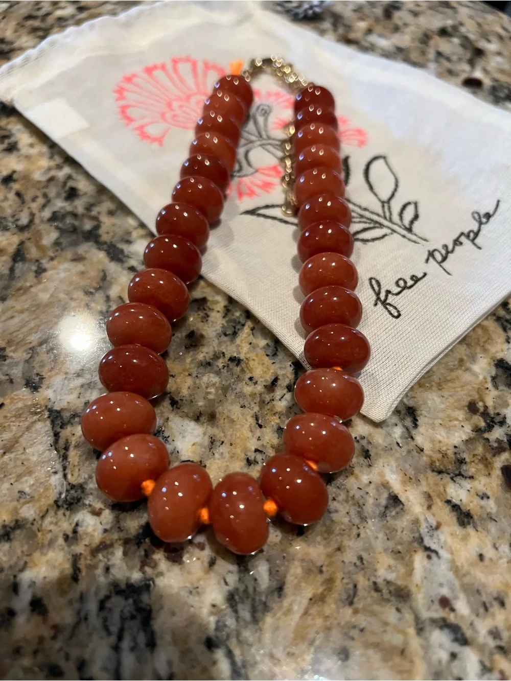 Free People beaded necklace